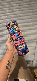 Raised by Cereal and Cartoons 20 oz Tumbler