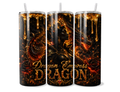 Dragon Queen – Dark Fantasy 20oz Tumbler Sublimation Design