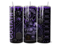 ShadowGlow Café: Goliath – Gothic Gargoyle Digital Tumbler Wrap PNG