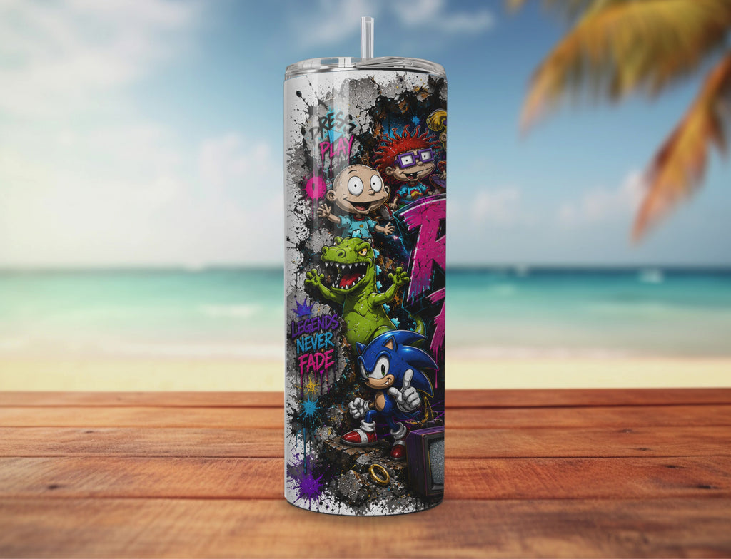 Retro Rewind 90s Cartoon 20oz Digital Download